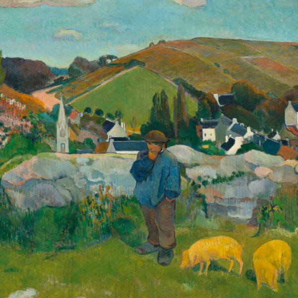 The Swineherd by Paul Gauguin, representing the Norton Simon Museum 2024 exhibitions